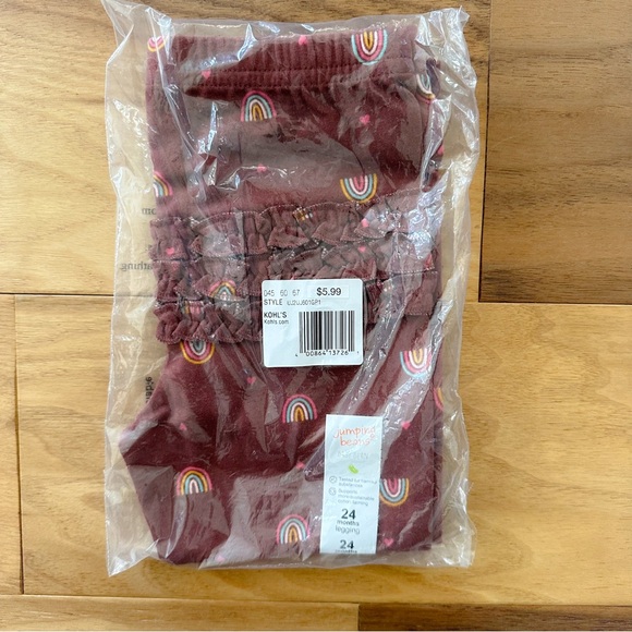 Brand New Toddler Butterfly Flare Jeans & Ruffle Back Leggings, Size 24 Months - Picture 6 of 7